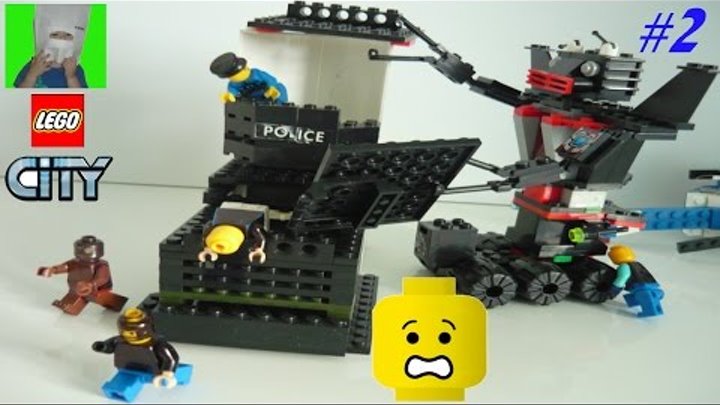 ✈ Почему полицейский робот сломал тюрму #LEGO мультик | #лего сити полиция | Ваня Супер Гонщик
