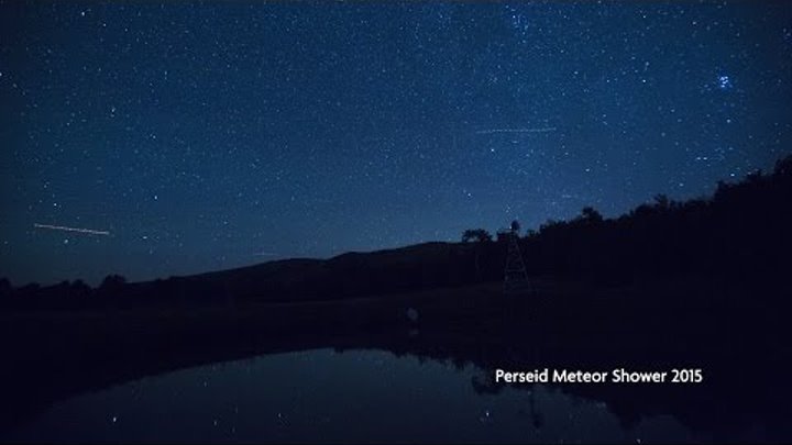 Perseid Meteor Shower 4K Timelapse 2015 Utah | Perseids Time-lapse