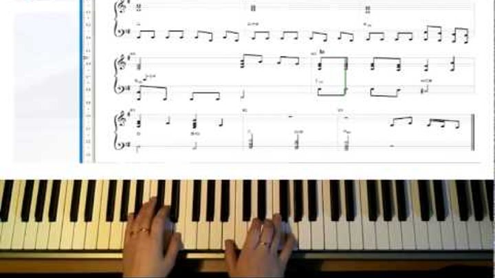 Pink - Just Give Me A Reason Tutorial. How To Play On Piano 1/3 [Туториал на русском]