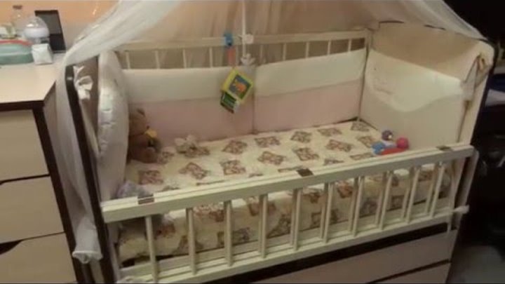 Детская кроватка-трансформер. Видео-обзор, отзыв.