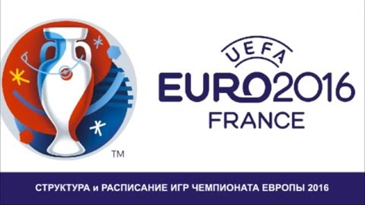 Евро 2016. Структура и расписание игр чемпионата Европы 2016. Футбол.