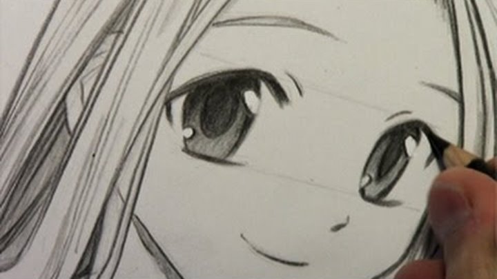 How to Draw Manga Eyes, Line by Line in Real Time