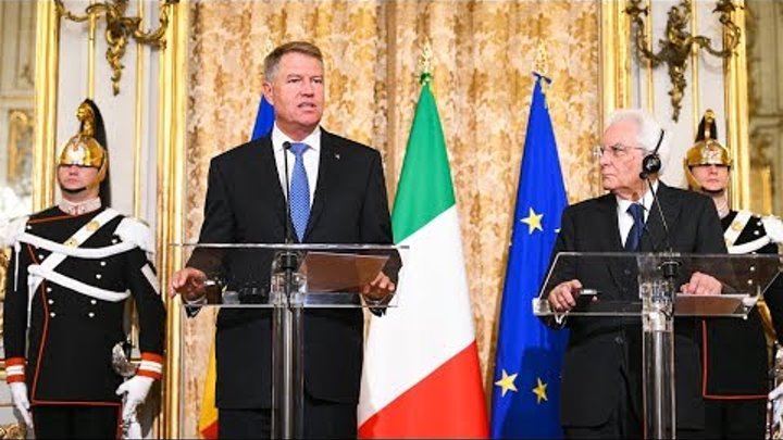 Declarație de presă comună cu Președintele Republicii Italiene (Roma, Italia) Declarație de presă comună cu Președintele Republicii Italiene (Roma, Italia)