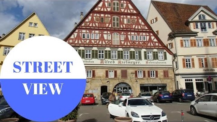STREET VIEW: Esslingen am Neckar in GERMANY STREET VIEW: Esslingen am Neckar in GERMANY
