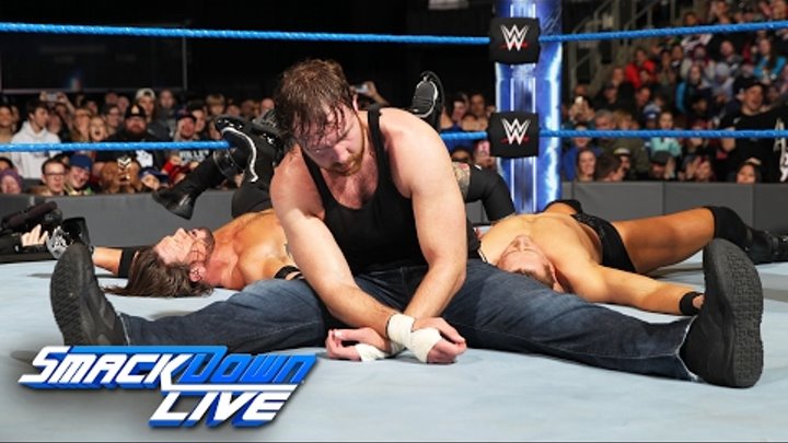 Dean Ambrose vs. AJ Styles vs. The Miz vs. Baron Corbin - Fatal 4-Way: SmackDown LIVE, Feb. 7, 2017