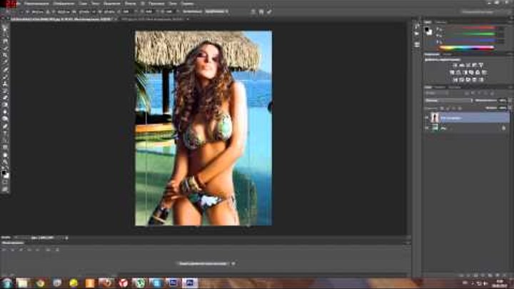 Видеоуроки Adobe Photoshop CS6 меняем фон Урок №6 Видеоуроки Adobe Photoshop CS6 меняем фон Урок №6