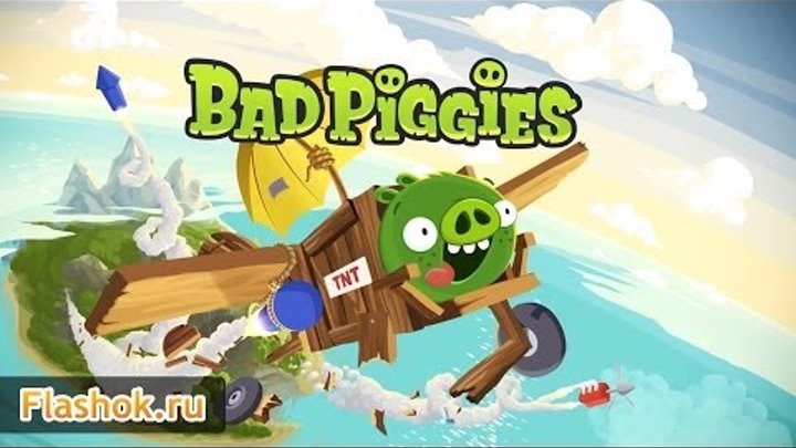 Flashok ru: онлайн игра Bad Piggies (Angry Birds). Обзор игры Плохие свинки.