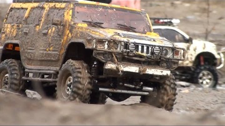 RC OFF Road | Toyota Tundra High-Lift vs Hummer H2 RC OFF Road | Toyota Tundra High-Lift vs Hummer H2