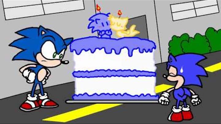 Two Sonics, One Cake