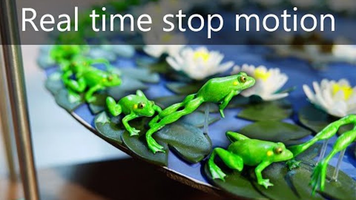 4-Mation carousel 1: Jumping Frogs - a 3D Zoetrope