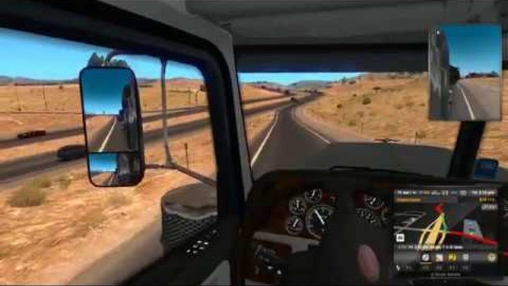 Поездка на мало мощном грузовике, максимум 40 миль с тяжелым грузом #8 - American Truck Simulator