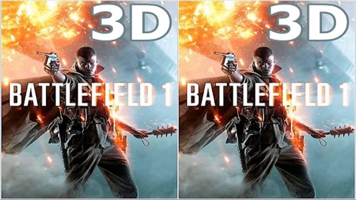 Battlefield 1 3D VR TV Cardboard video SBS # 1