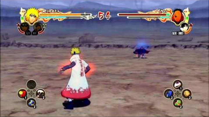 Ultimate Ninja Storm 2 - Minato vs Madara/Tobi