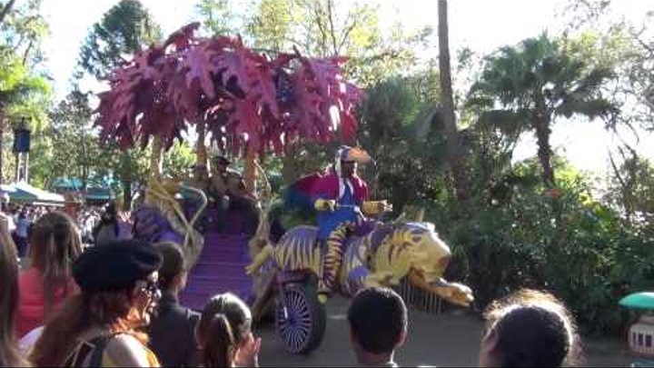 USA Disney Parade Animal Kingdom Orlando Florida 25.01.2014