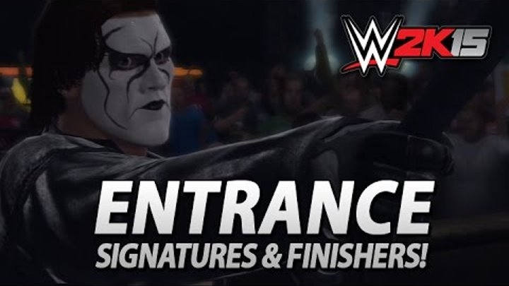 WWE 2K15: Crow Sting Entrance, Signature & Finishers! WWE 2K15: Crow Sting Entrance, Signature & Finishers!