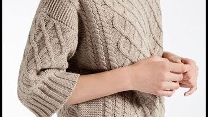 Вязать Свитера Спицами видео-модели - 2019 / Knit Sweater Knitting video
