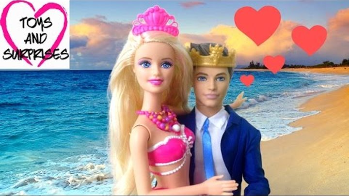Мультфильм Барби Видео с куклами Барби Русалка День Святого Валентина игрушки для девочек