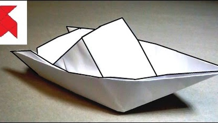 Как сделать оригами КАТЕР из бумаги А4 своими руками?
