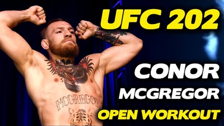 UFC 202: Conor McGregor Works Out, Cusses out Diaz Brothers! UFC 202: Conor McGregor Works Out, Cusses out Diaz Brothers!