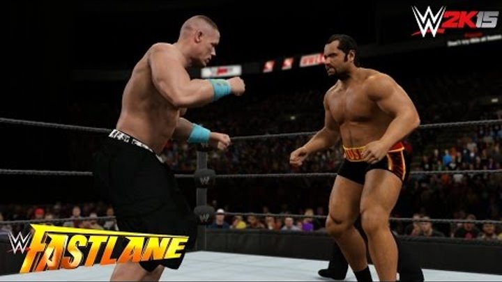 WWE 2K15 Fast Lane 2015 - United States Champion Rusev vs John Cena! (Updated Attires)