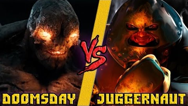 Думсдей (Диси) vs Джаггернаут (Марвел) / Doomsday (DC) vs Juggernaut (Marvel) - Кто кого? [bezdarno]