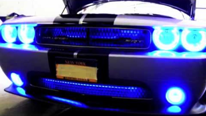 Challenger w/ ORACLE ColorSHIFT 2.0 Halos Video by 3J's Auto and Advanced Automotive Concepts