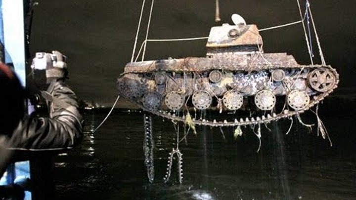 Russian KV1 salvaged from the Neva River 2011 Russian KV1 salvaged from the Neva River 2011