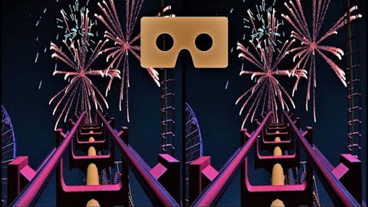 VR 3D video Roller Coaster 10 Американские Горки для VR очков 3D SBS