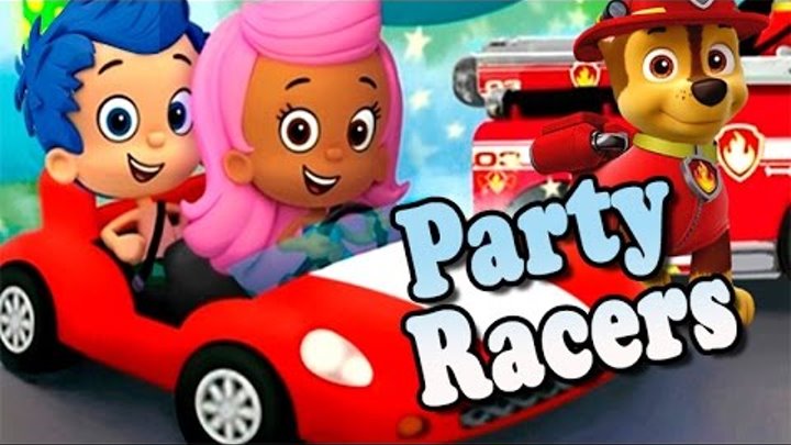 Nick JR play game - Party Racers. Dora The Explorer Team UmiZoomi PAW Patrol Wallykazam Full Game