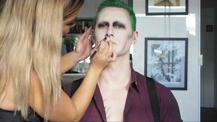 My Version of Suicide Squad Joker Special FX Make Up Tutorial