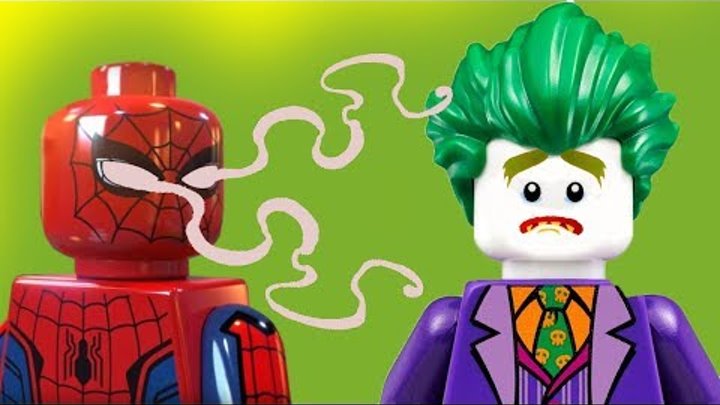 Ночные страшилки Часть 2 Человек паук, Бэтмен, Джокер новые мультики для детей 2017 Лего #мультфильм