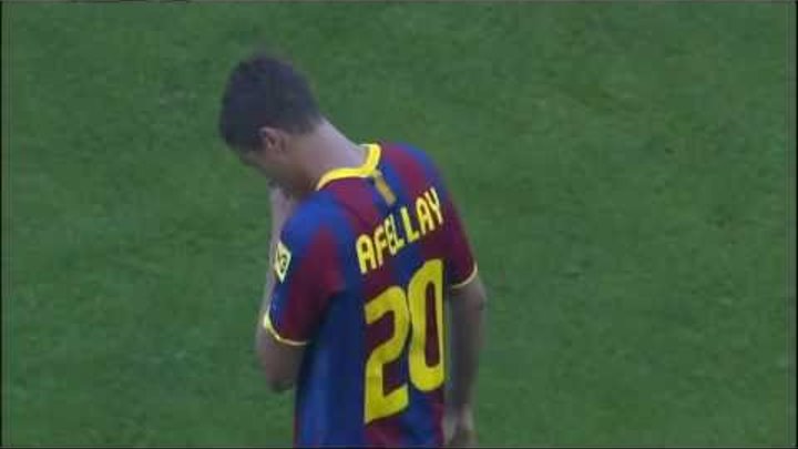 [HD] Both of Ibrahim Afellay's goals for Barcelona w/ commentary