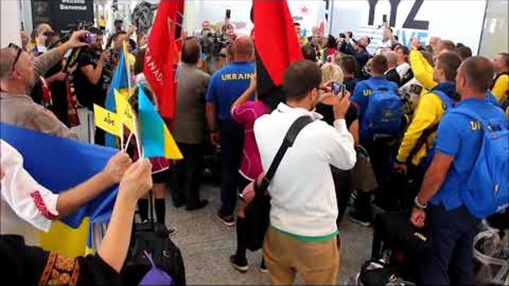 Ігри нескорених - Invictus Games. Зустріч команди України у Торонто. Ігри нескорених - Invictus Games. Зустріч команди України у Торонто.