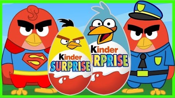 Энгри Бёрдс на русском - Киндер сюрприз - Angry Birds - Kinder Surprise - Злые Птички - Мультик