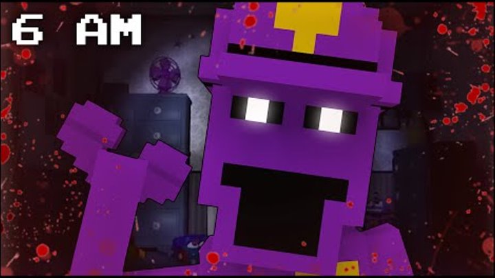 Five Nights at Freddy's 4 - Purple Guy | 6 AM (Minecraft Roleplay)
