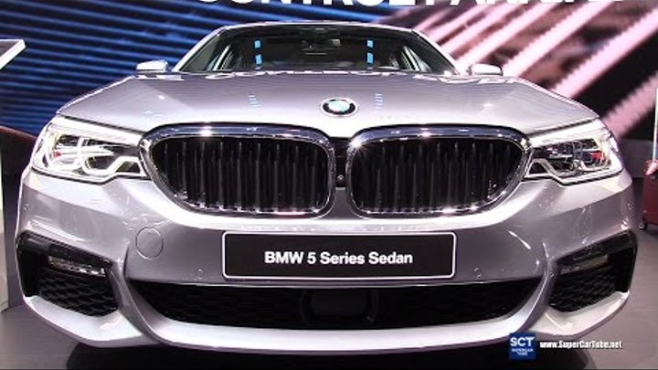 2018 BMW 5 Series 540i Sedan - Exterior and Interior Walkaround - Debut at 2017 Detroit Auto Show