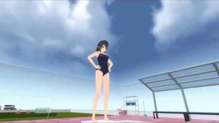 Yandere Simulator - Swimming Pool ( Pose Mode Shorts )