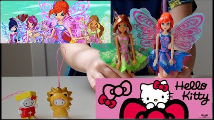 Винкс Клуб Фея Блум ОГРОМНОЕ ЯЙЦО КИНДЕР Hello Kitty Winx Club BIG KINDER SURPRISE EGG Fairy Bloom