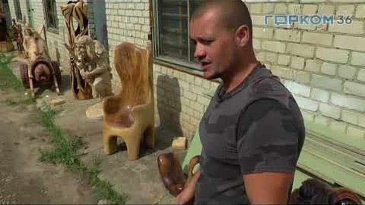 Александр Ивченко - скульптор с бензопилой
