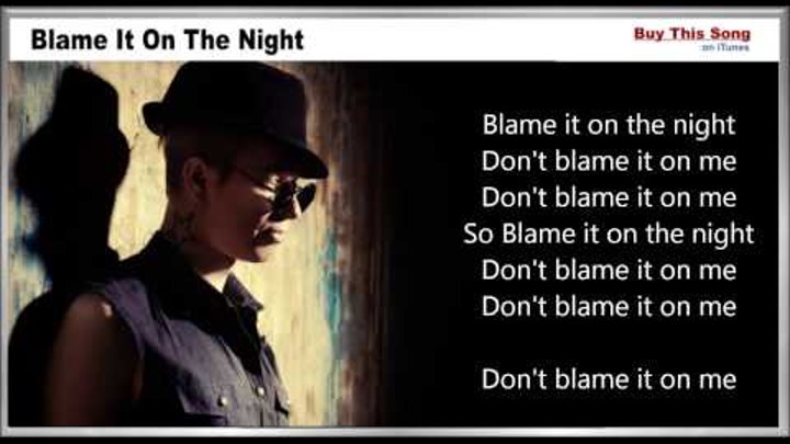 Blame It On The Night Lyrics - Calvin Harris