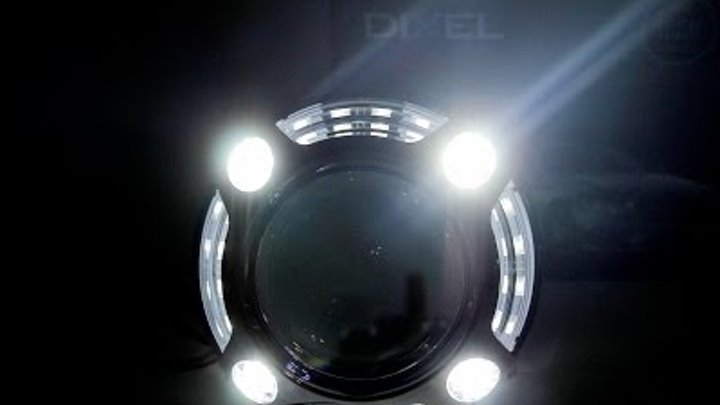 Биксеноновые линзы Dixel G6 H1 3.0 дюйма Porshe Panamera Style смотреть онлайн Биксеноновые линзы Dixel G6 H1 3.0 дюйма Porshe Panamera Style