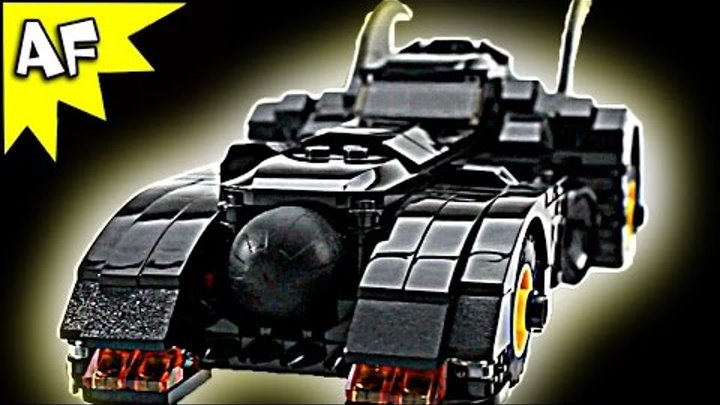 Custom Batman BATMOBILE + Bat Rocket transformation 1989 Keaton Edition Lego DC Super Heroes Review
