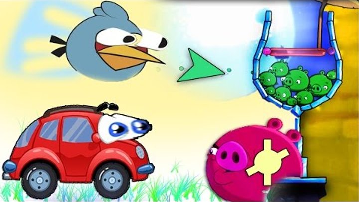 Злые птицы.Птицы Энгри бердс 2. Мультик игра для детей. Angry birds 2.