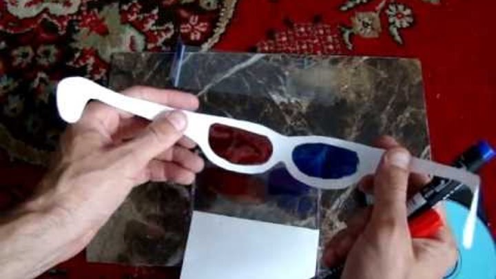 Как сделать 3D анаглифные очки