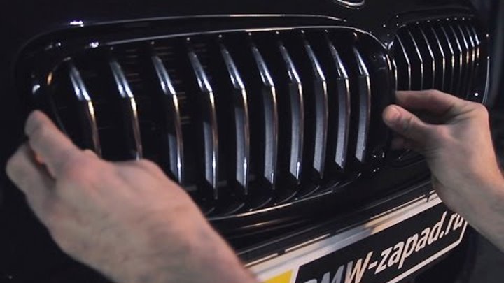 Покраска хрома в черный хром BMW 6 F13 | БМВ Запад