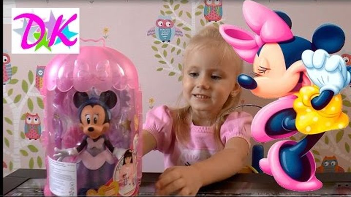 Обзор игрушки МИННИ МАУС Игровой набор Minnie Like a Princess Играем игрушкой Мини Маус на русском
