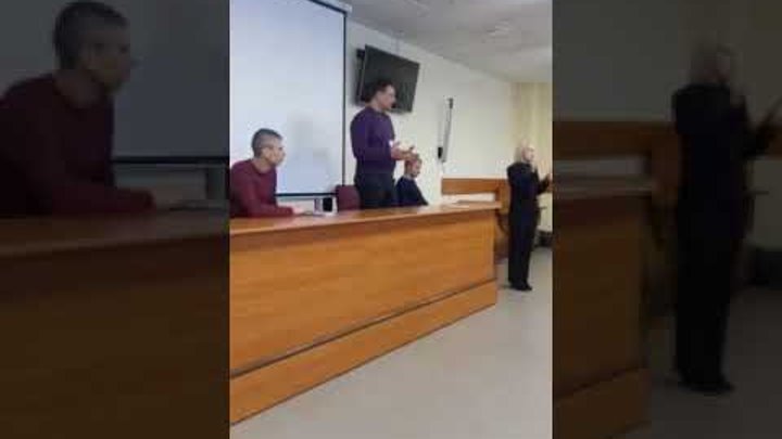Выступление Трушникова А.С в Нгту (аудитория студенты c ограниченными возможностями по слуху)