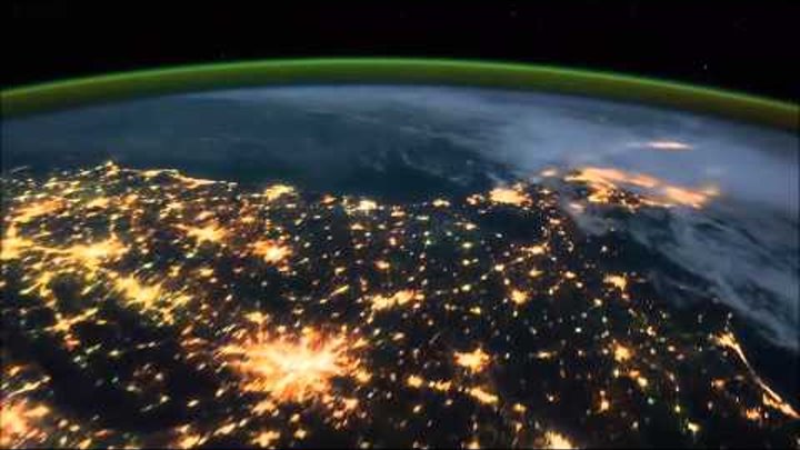 Time-lapse Footage of the Earth: All Alone in the Night (As Seen From the ISS) (HD)