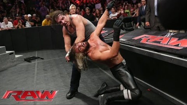 Dean Ambrose vs. Seth Rollins - WWE App Vote Match: Raw, Aug. 18, 2014