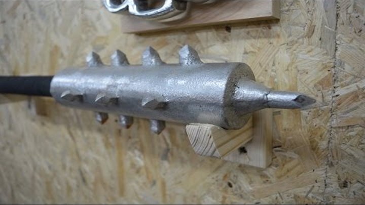 BUILD VIDEO: Casting an aluminum SPIKED TRENCH CLUB from Battlefield 1